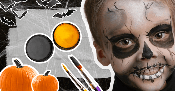 Her finder du trin-for-trin guides til at male dine børn til Halloween
